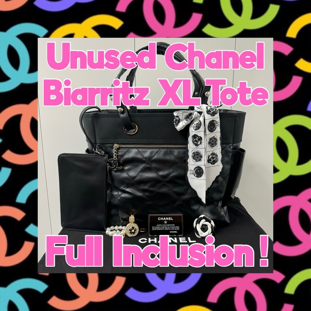 ❤️‍🔥UNUSED HOST PICK $6K XL CHANEL TOTE W/INCLUSIONS